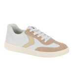 Tênis Casual Beira Rio – Branco/Bege