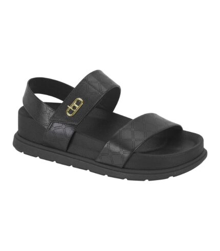 Sandália Flatform Beira Rio Tiras Largas Conforto Casual