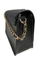 Bolsa Beira Rio Clutch Transversal com Corrente - Preta - Imagem 5