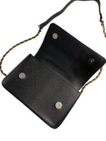 Bolsa Beira Rio Clutch Transversal com Corrente - Preta - Imagem 6