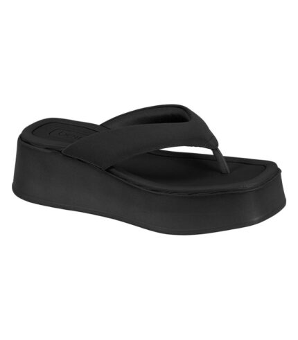 Chinelo Plataforma Beira Rio Tira Larga
