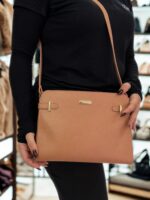 Bolsa Beira Rio em Napa Floter - Nude - Imagem 2