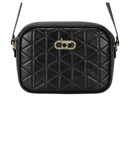 Bolsa Beira Rio Transversal Matelassê – Preto