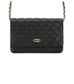Bolsa Beira Rio Clutch Transversal com Corrente - Preta