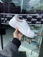 Tênis Casual Beira Rio com Glitter e Solado Plataforma – Branco - Imagem 3