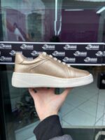 Tênis Casual Modare Metalizado com Cadarço – Dourado - Imagem 4
