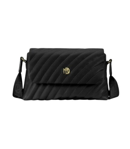 Bolsa Tiracolo Acolchoada Modare com Alça Larga – Preto