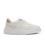 Tênis Casual Modare com Detalhe Dourado – Branco
