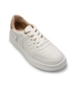 Tênis Casual Modare com Detalhe Dourado – Branco - Imagem 2