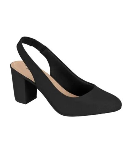 Scarpin Slingback Modare Salto Bloco