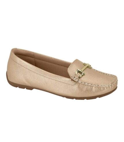 Mocassim Modare Ultraconforto com Fivela Dourada