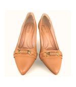 Scarpin Salto Baixo Beira Rio com Detalhe Elegante – Laranja - Imagem 3