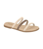 Rasteirinha Beira Rio Tiras Strass Conforto