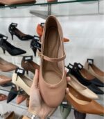 Sapato Beira Rio Mary Jane Salto Médio Conforto – Nude - Imagem 2