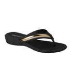 Chinelo Anabela Beira Rio com Tiras Metalizada - Imagem 2