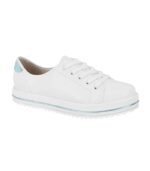 Tênis Casual Modare com Solado Tratorado – Branco e Azul