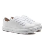 Tênis Casual Modare com Solado Tratorado – Branco e Azul - Imagem 2