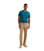 Camiseta Básica Hering Masculina Manga Curta Gola V World - Imagem 4