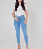 Calcas Skinny Teezz Feminina Barra Desfiada  - Teezz