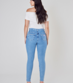 Calcas Skinny Teezz Feminina Barra Desfiada  - Teezz - Imagem 3