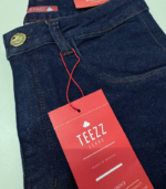 Calça Capri Jeans Teezz- Lavagem Escura - Imagem 5